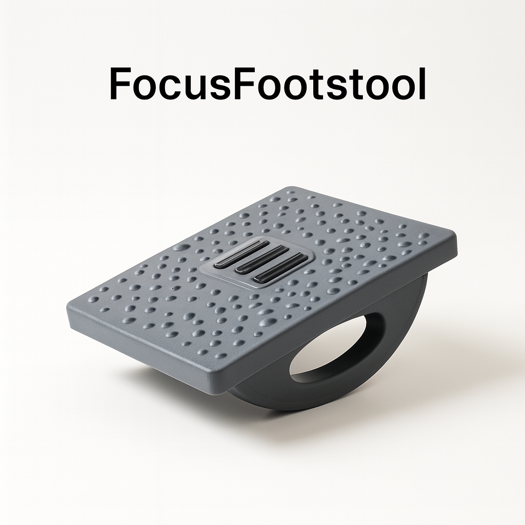 FocusFootstool™ - Le repose-pieds qui soulage tes jambes et améliore ta posture